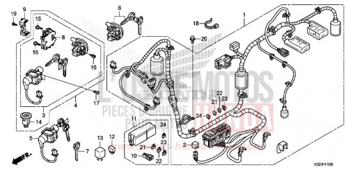 FAISCEAU DES FILS SH150G de 2016